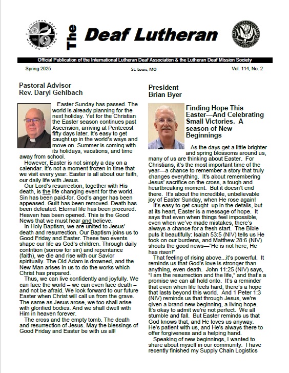 The Deaf Lutheran
